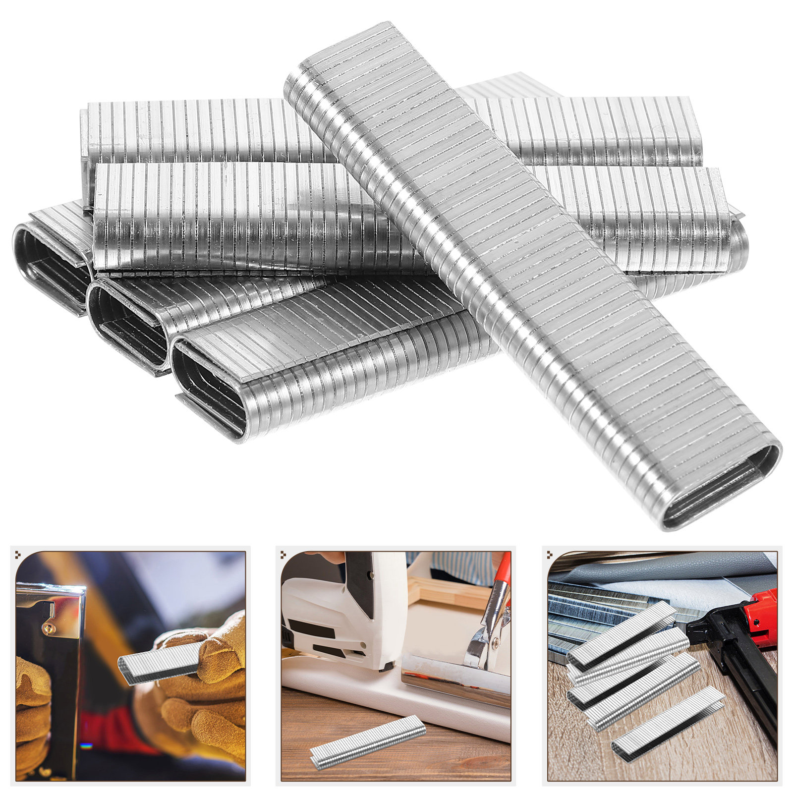 Electric Stapler Heavy - 1000Pcs Staples Pneumatik Bentuk-U untuk Pekerjaan