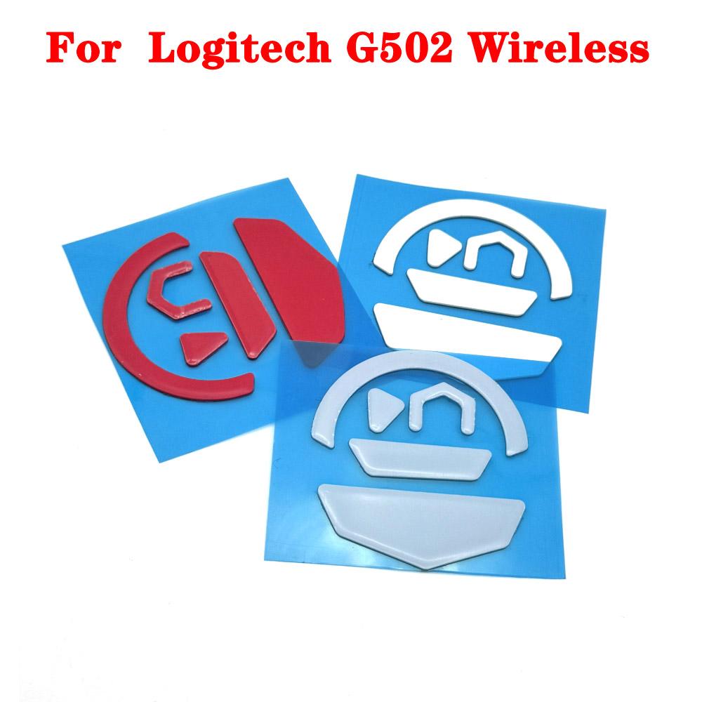 Logitech Mouse G502 - Bantalan sepatu roda Mouse nirkabel, stiker
