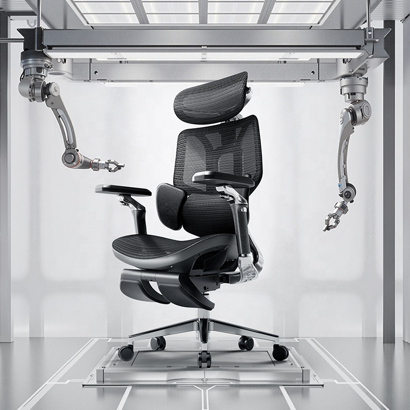 Office Tech Chair - Kursi Kantor Ergonomis Berbahan Jaring Mewah