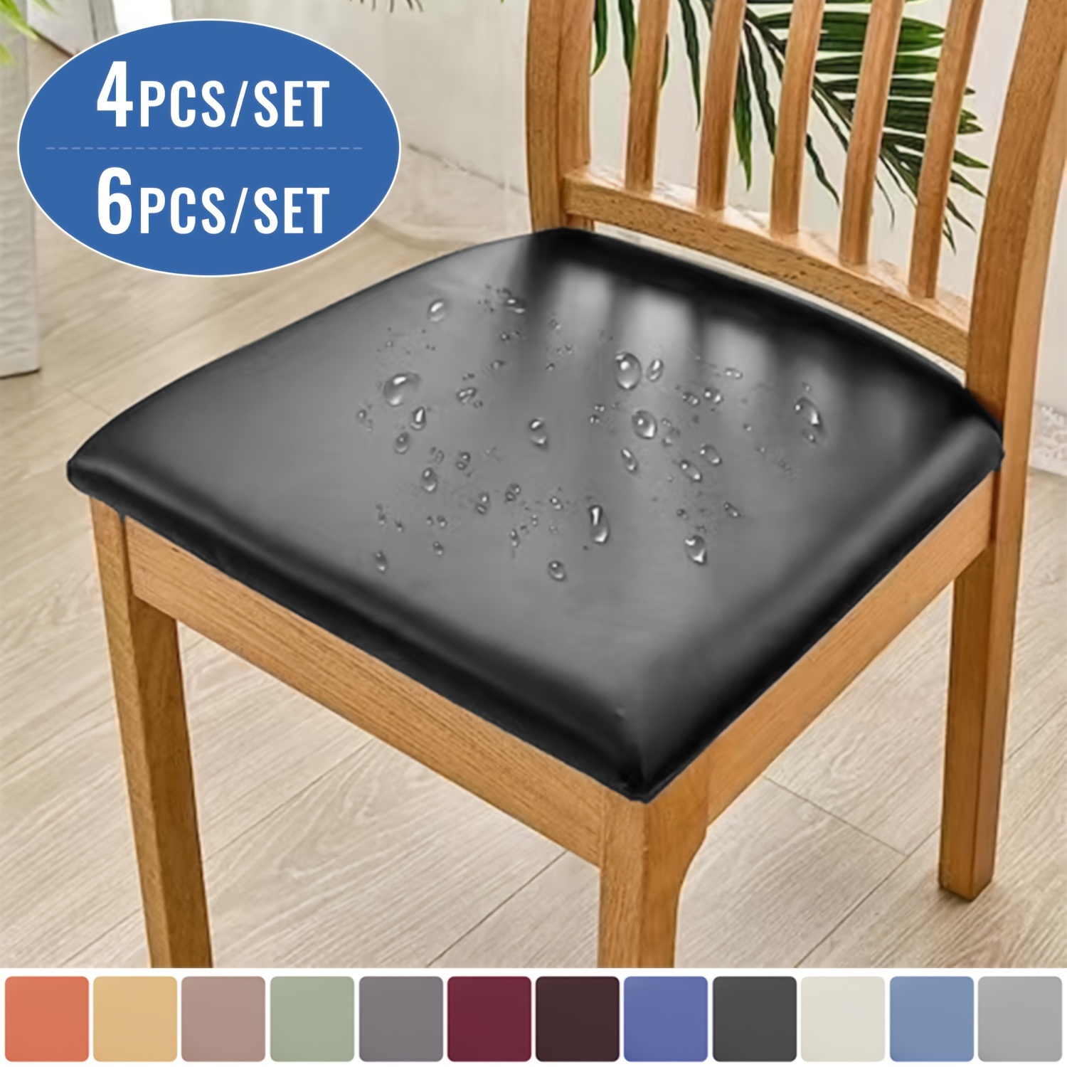 Office Tech Chair - 4/6 Buah Penutup Kursi Elastis, Kain