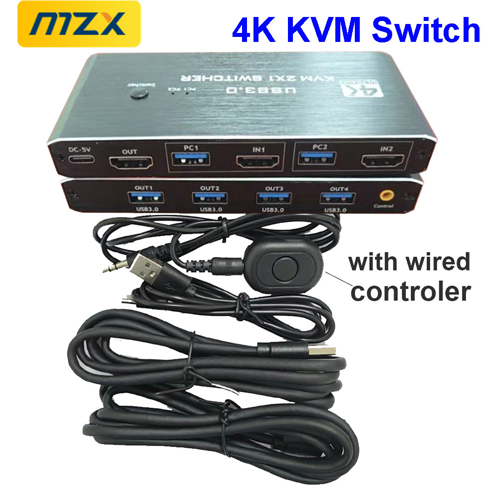 Hdmi Matrix Switch - KVM Switch 4K 60Hz Switcher USB
