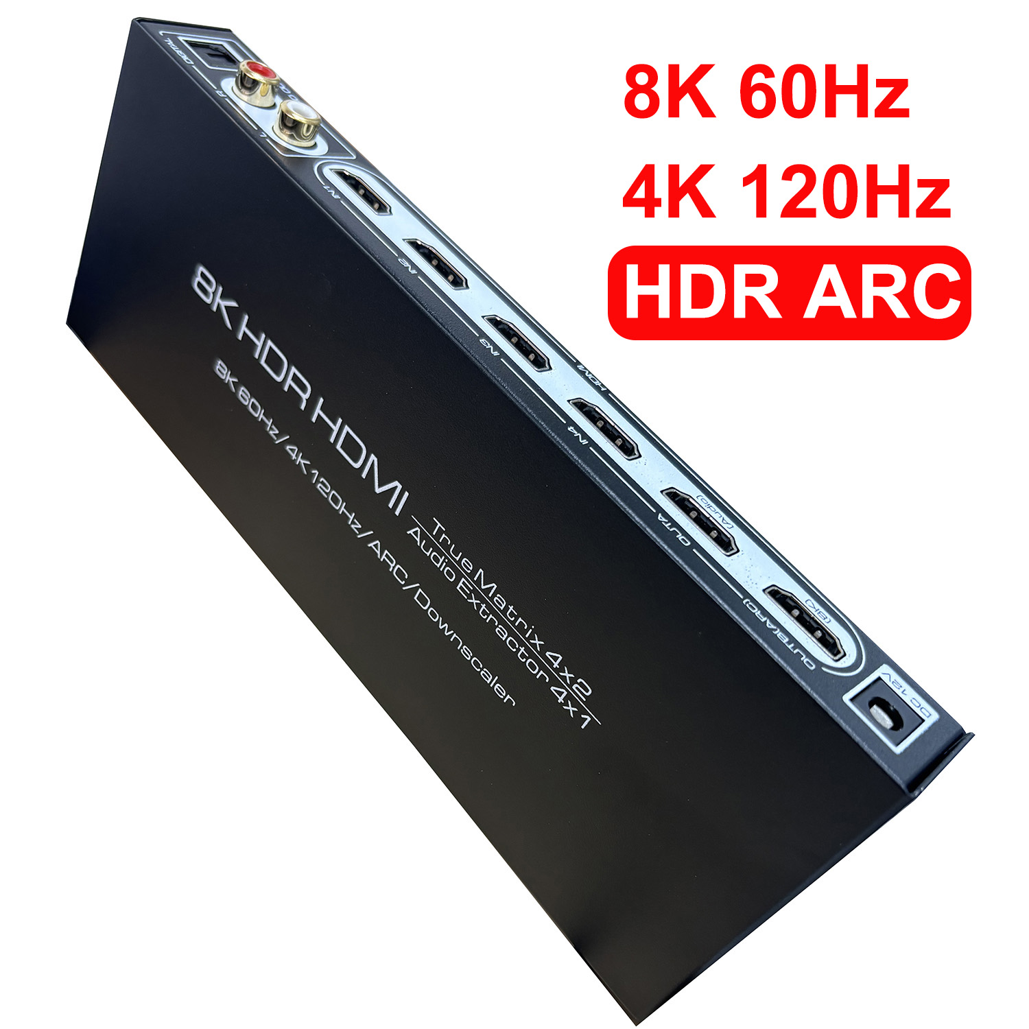 Hdmi Matrix Switch - 8K 60Hz HDMI Matrix 4X2 Mendukung
