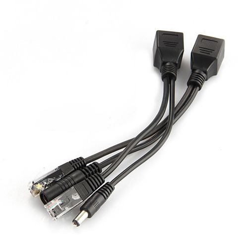Power Over Ethernet - POE Adaptor Kabel RJ45 Injector Splitter