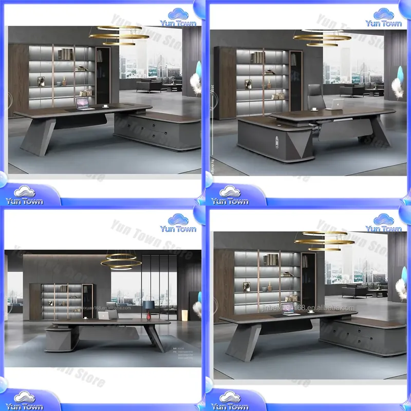 High Tech Office Room - Meja Kantor Eksekutif Mewah Berteknologi Tinggi