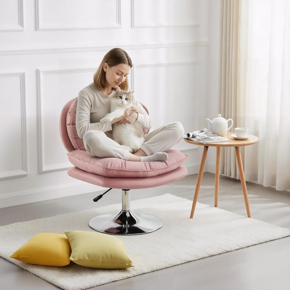 Kursi Rias Putar dengan Keting - Office Tech Chair ulasan dan harga