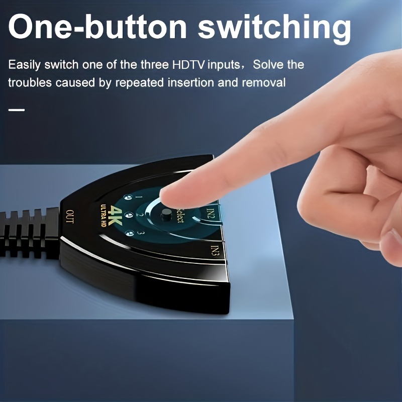 4K X 2K 3 Port HDTV saklar yan - Hdmi Matrix Switch ulasan dan harga
