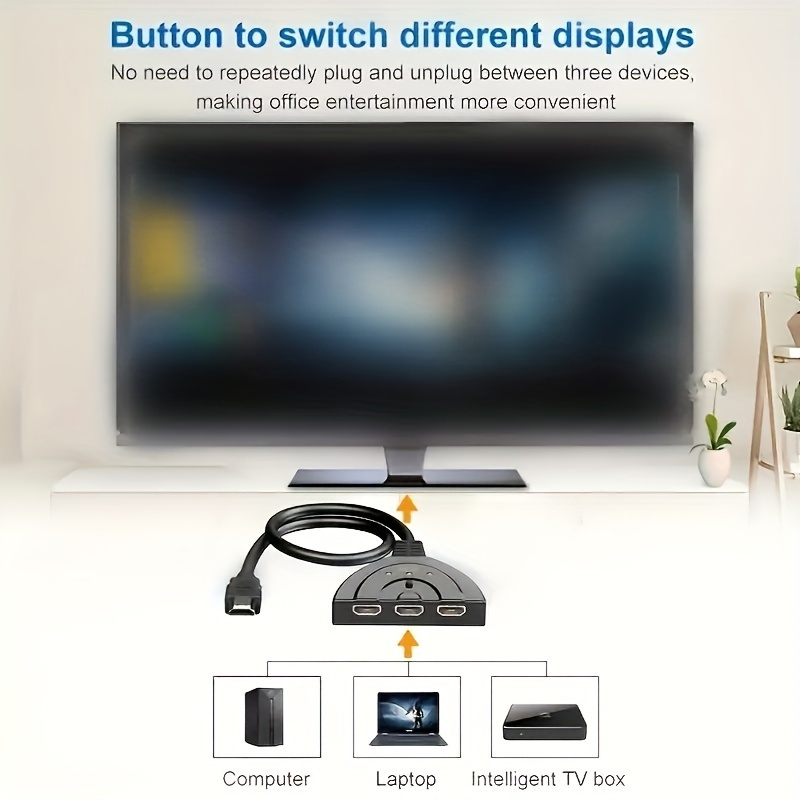 4K X 2K 3 Port HDTV saklar yan - Hdmi Matrix Switch ulasan dan harga