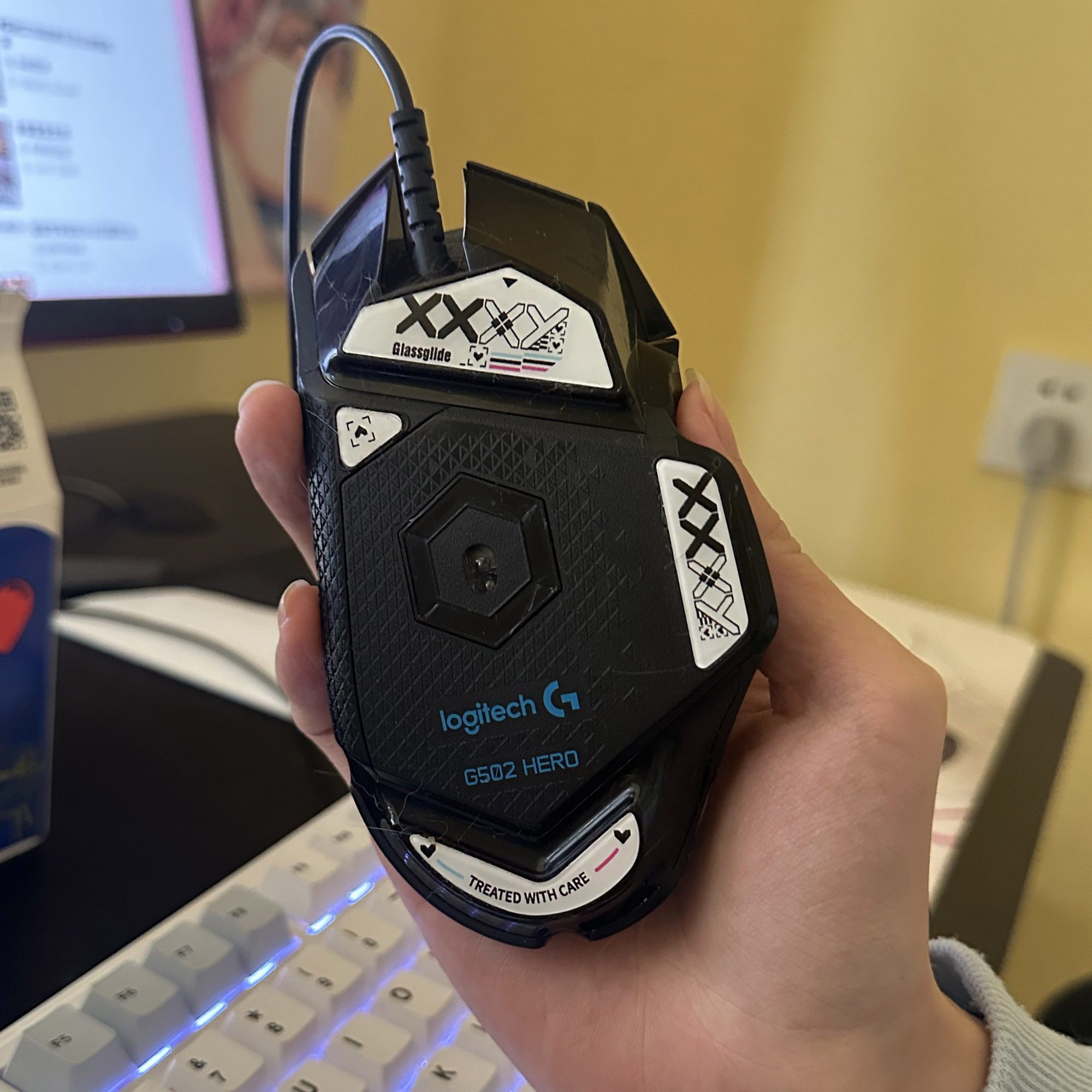 Bantalan kaki kaca tempered co - Logitech Mouse G502 ulasan dan harga