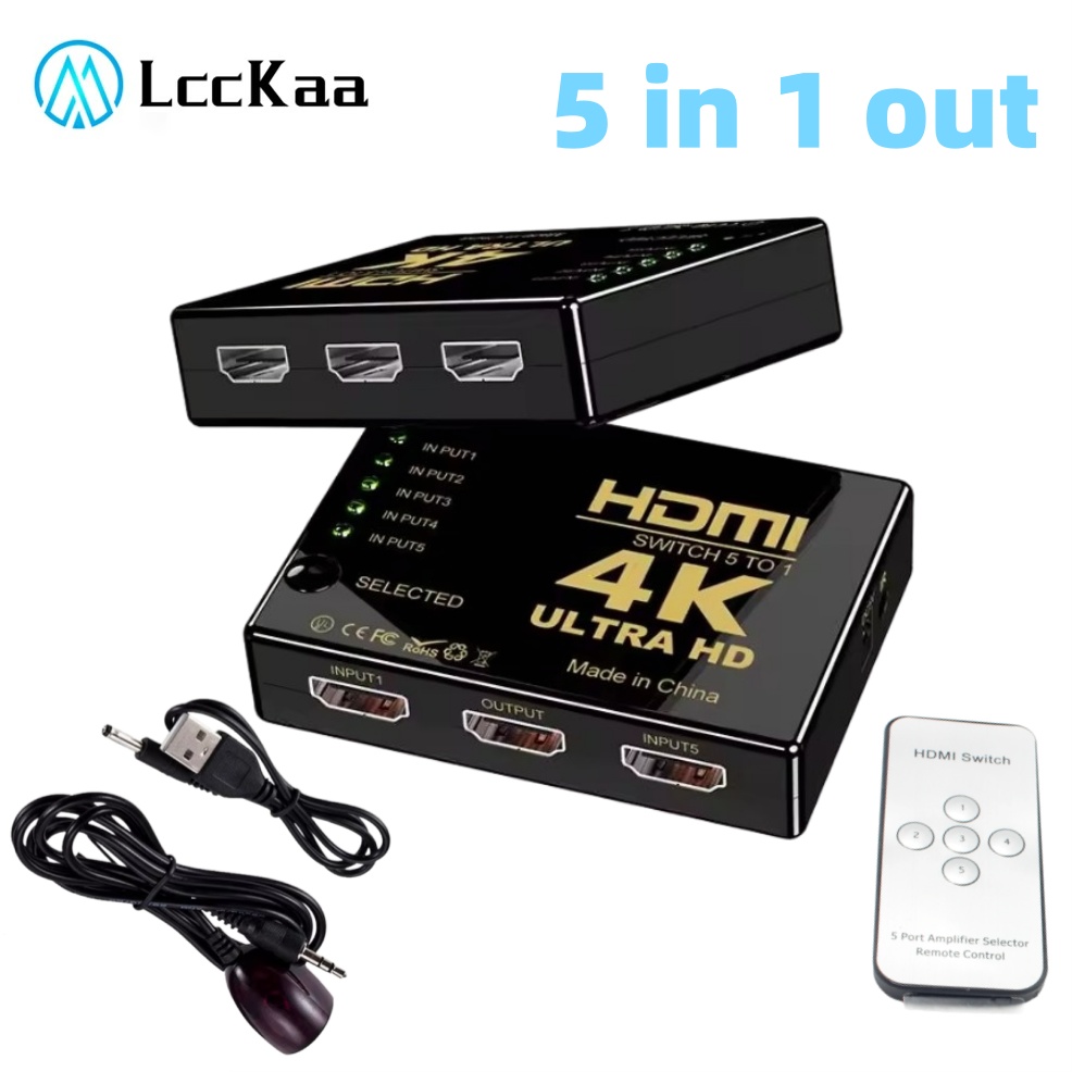 Pengalih Video HD 4K, sakelar  - Hdmi Matrix Switch ulasan dan harga