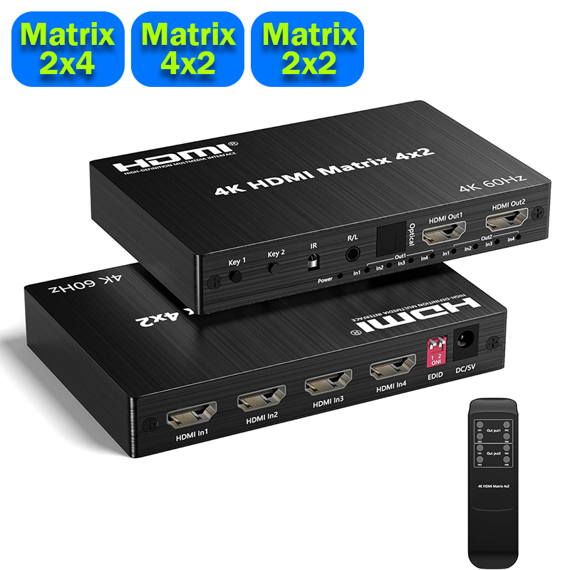 4K 60Hz HDMI Matrix Switcher 4 - Hdmi Matrix Switch ulasan dan harga