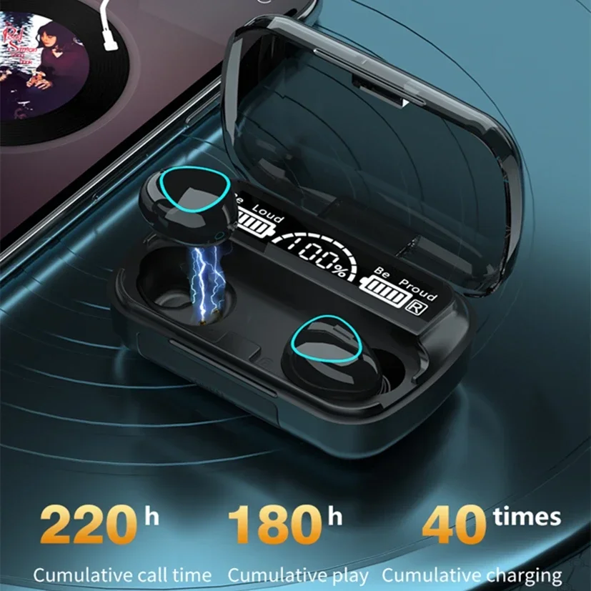 M10 TWS Bluetooth 5.3 Earphone - Office Tech Essentials ulasan dan harga