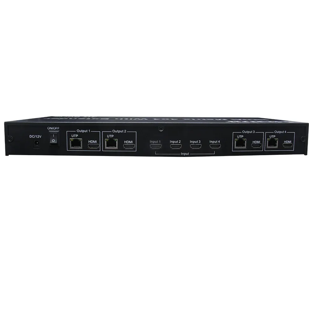 4K 60Hz 4X4 Matrix HDMI2.0 4x4 - Hdmi Matrix Switch ulasan dan harga