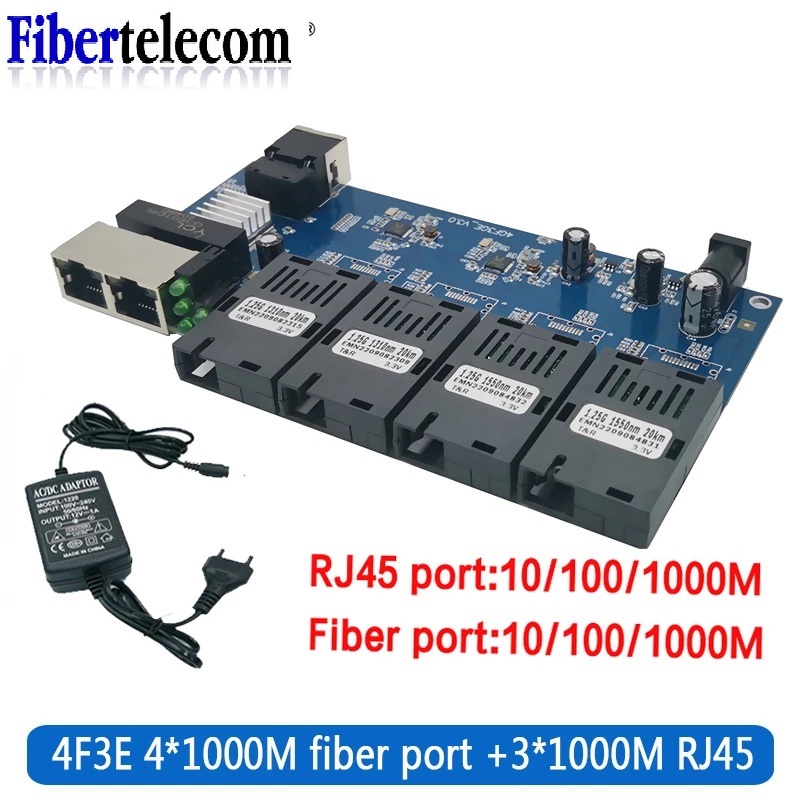 Konverter Media serat optik Gi - Power Over Ethernet ulasan dan harga