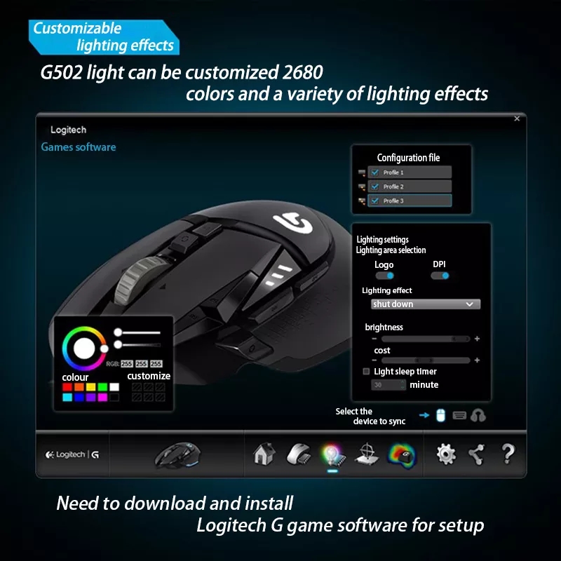 Logitech G502 HERO Mouse Gamin - Logitech Mouse G502 ulasan dan harga