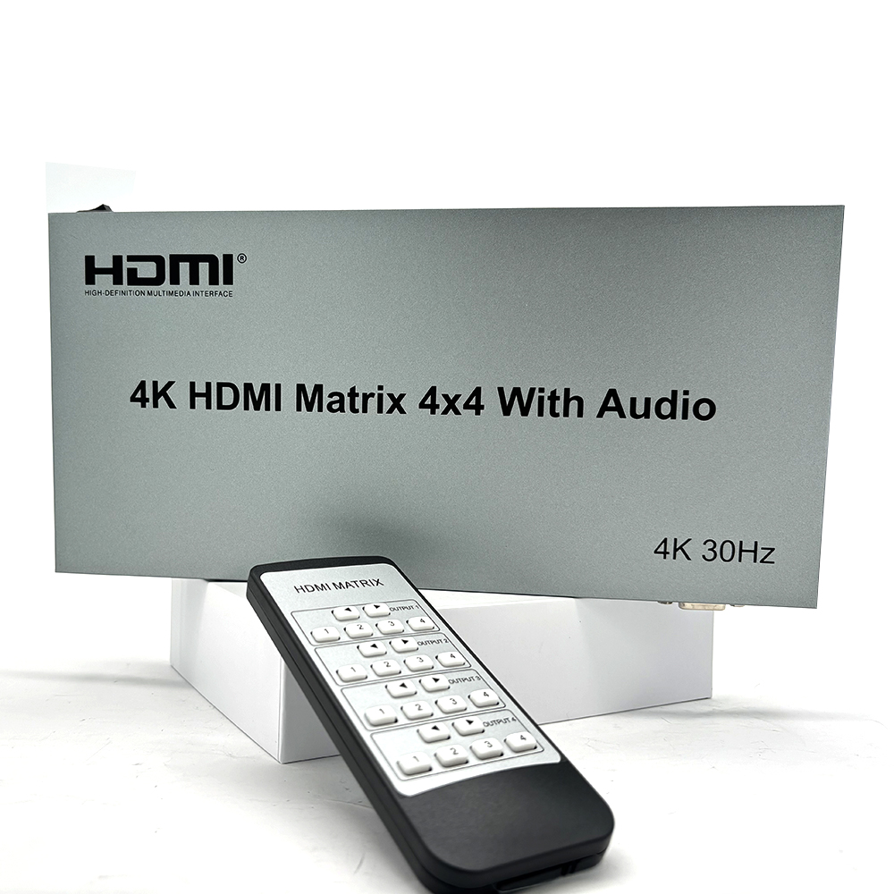 Matriks HDMI 4K 60Hz 4x4 denga - Hdmi Matrix Switch ulasan dan harga