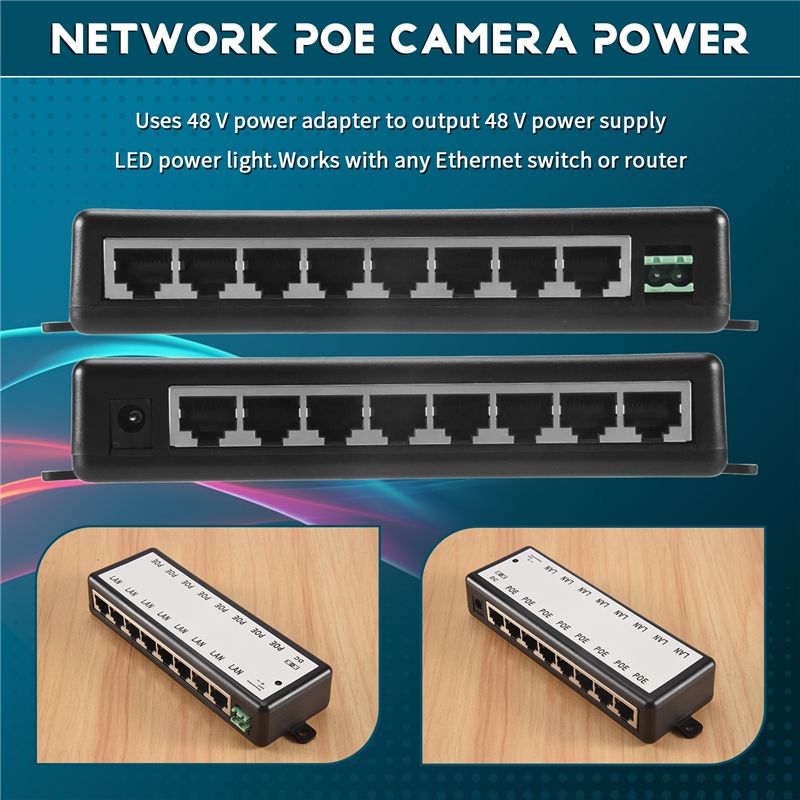 B03B-8 Port Poe Injector Poe S - Power Over Ethernet ulasan dan harga